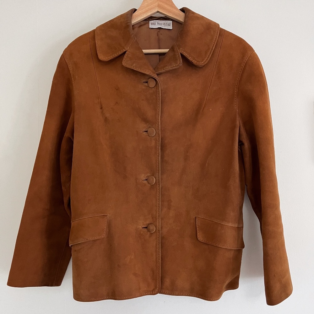 VINTAGE VICO leather suede coat (Amsterdam)